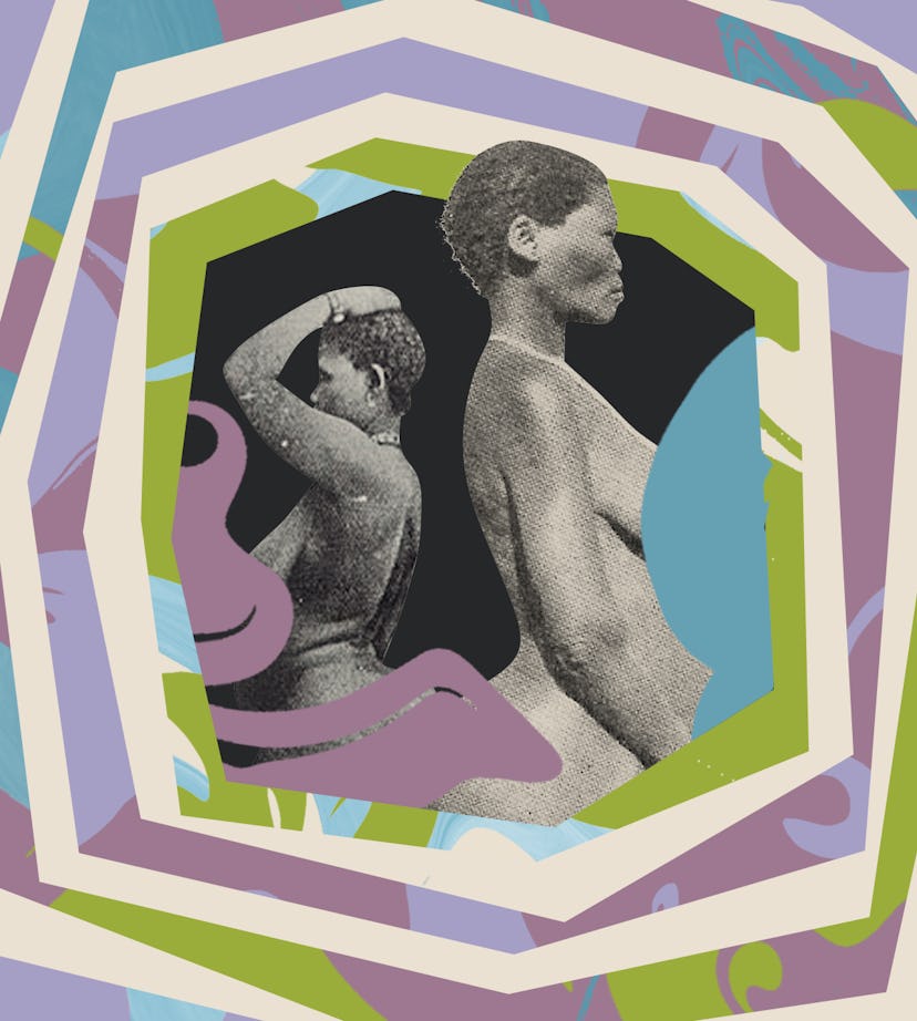 Collage of Saartjie Baartman