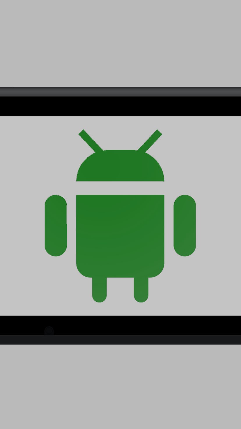 Nintendo Switch with Android logo on the screen