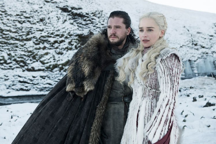 Jon Snow and Daenerys Targaryen in 'Game of Thrones'