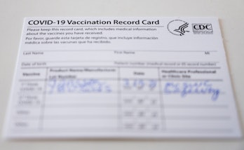 Covid-19 vaccine card