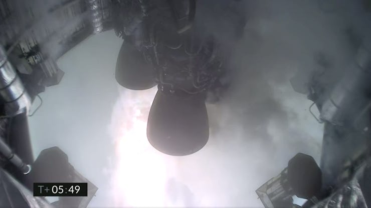The SN11 rocket shortly after communication cut out.