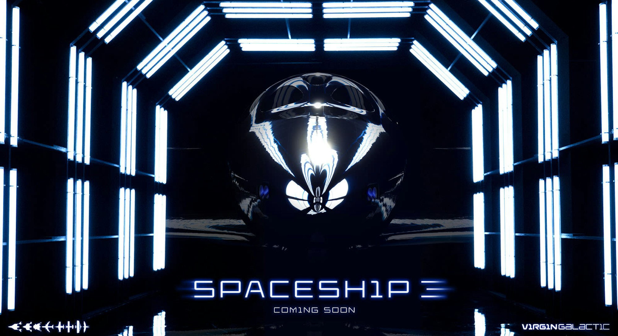 Virgin Galactic Spaceship 3 poster