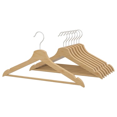 Make your closet look like a boutique with matching hangers.