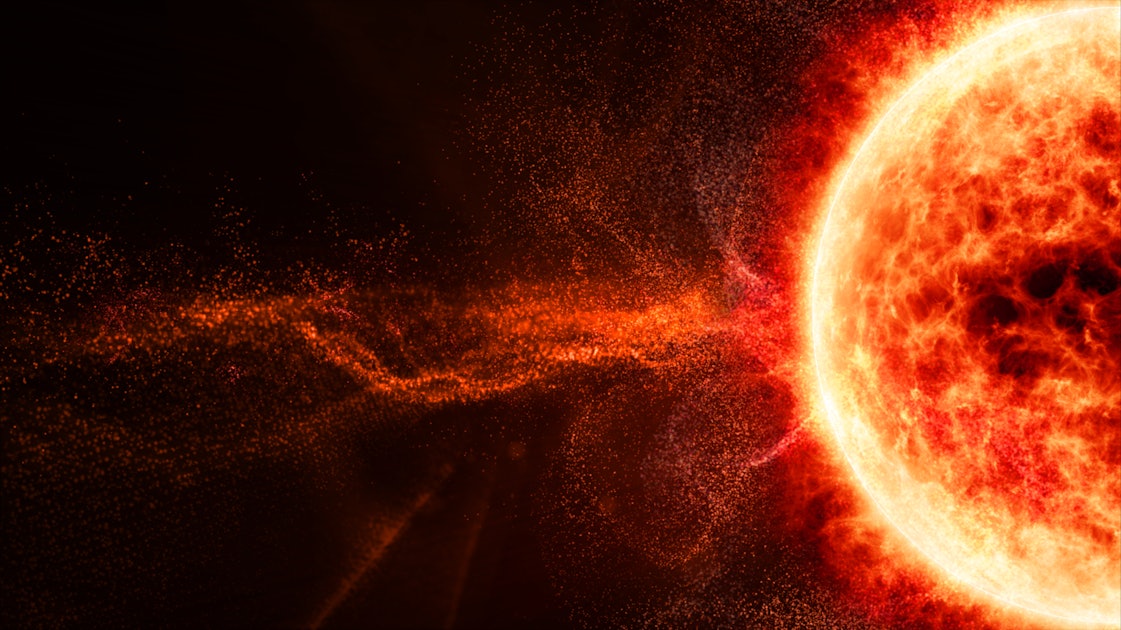 what causes a solar storm