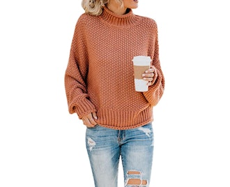 Saodimallsu Knit Turtleneck Sweater