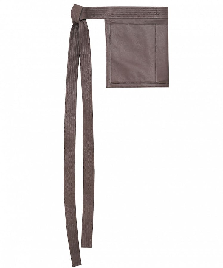 Eco-Leather Bag-Basque in Grey