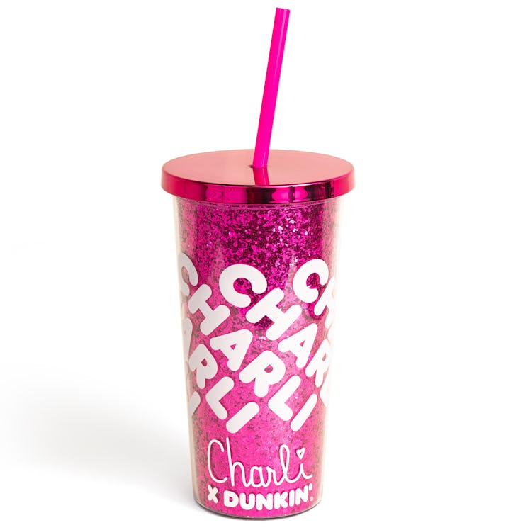 Charli x Dunkin' Acrylic Sparkle Tumbler (20 Ounces)