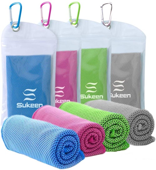 Sukeen Cooling Sport Towel (4-Pack)