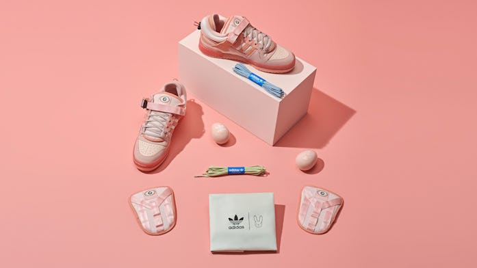 Bad Bunny pink Adidas Forum Low sneaker shoes