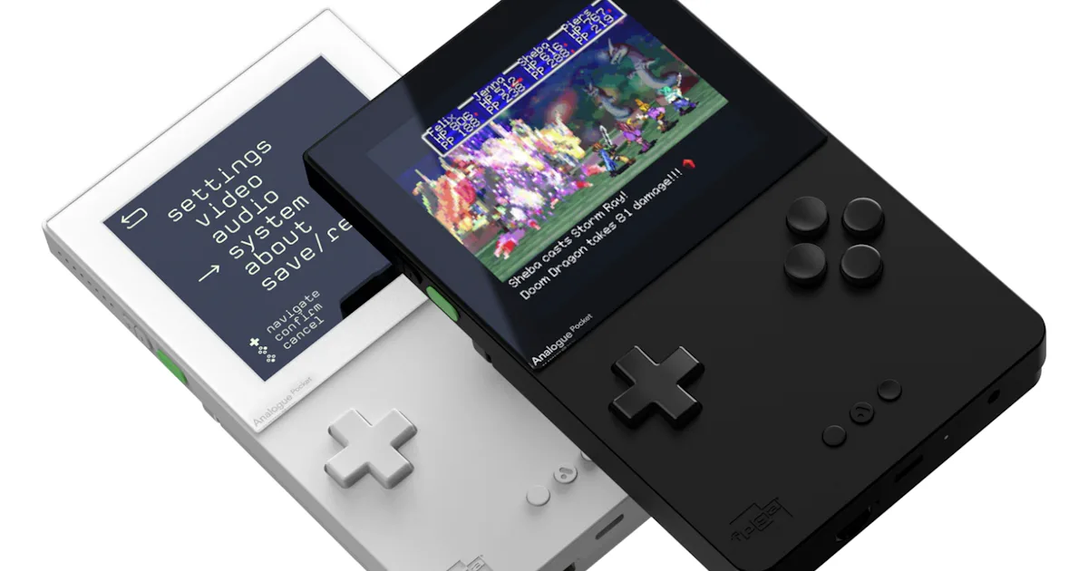 Pocket Console Analogue's Pocket gaming console is delayed until October