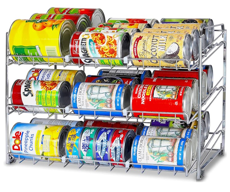 SimpleHouseware Stackable Can Rack Organizer