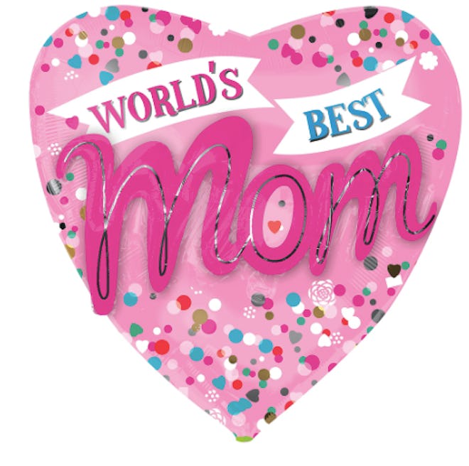 World's Best Mom Balloon makes a great Mother's Day decoration