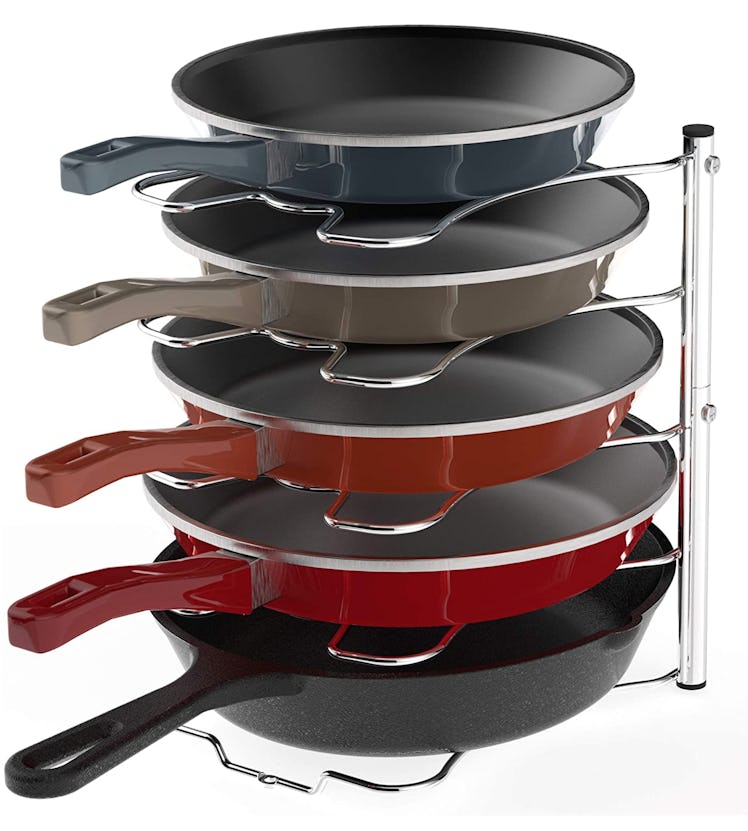 SimpleHouseware Pan and Pot Lid Rack Holder