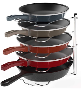 SimpleHouseware Pan and Pot Lid Rack Holder