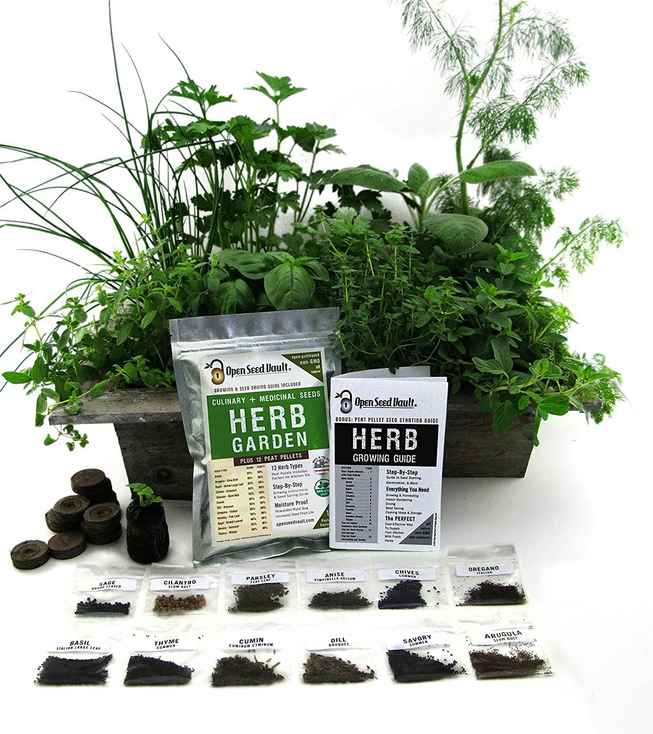 Open Seed Vault Herb Garden Seeds