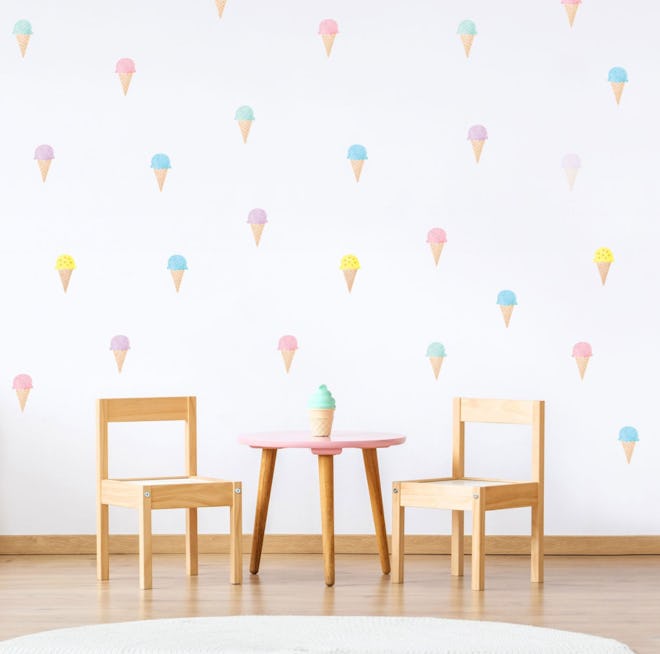 Ice Cream Cone Wall Decals