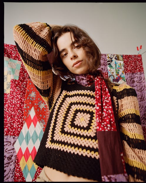 Model wears items from The RealReal ReCollection series.