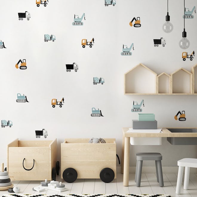 Construction Is King Wall Stickers