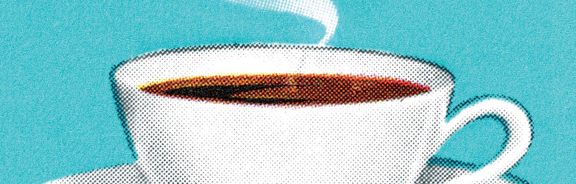 Caffeine and workouts: steaming mug of coffee