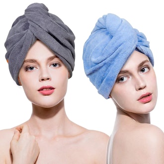 Lovife Microfiber Hair Towel (2-Pack)
