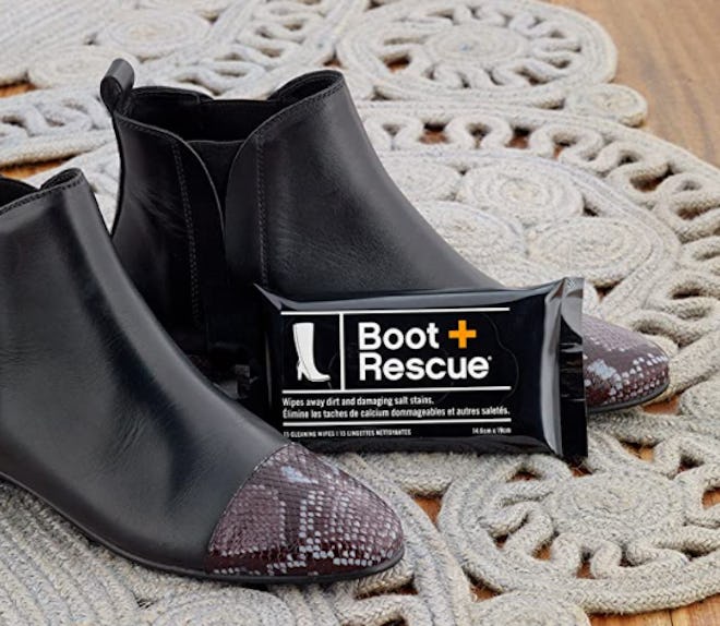 BootRescue All Natural Cleaning Wipes for Leather & Suede Shoes (15 Count)