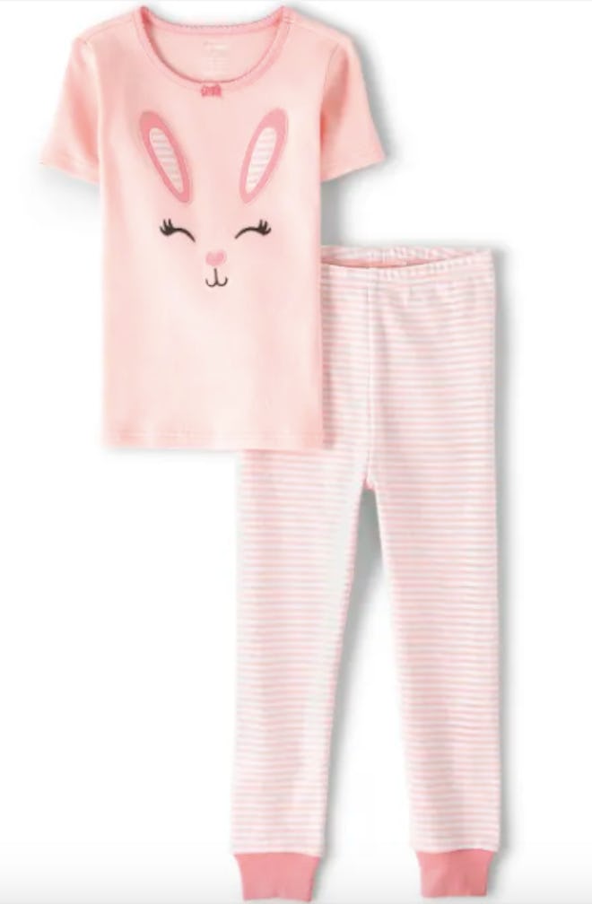 Girls Easter Cotton 2-Piece Pajamas 