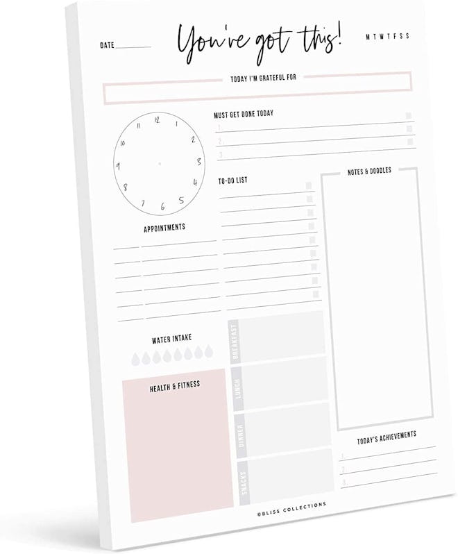 Bliss Collections Daily Planner (50 Sheets)