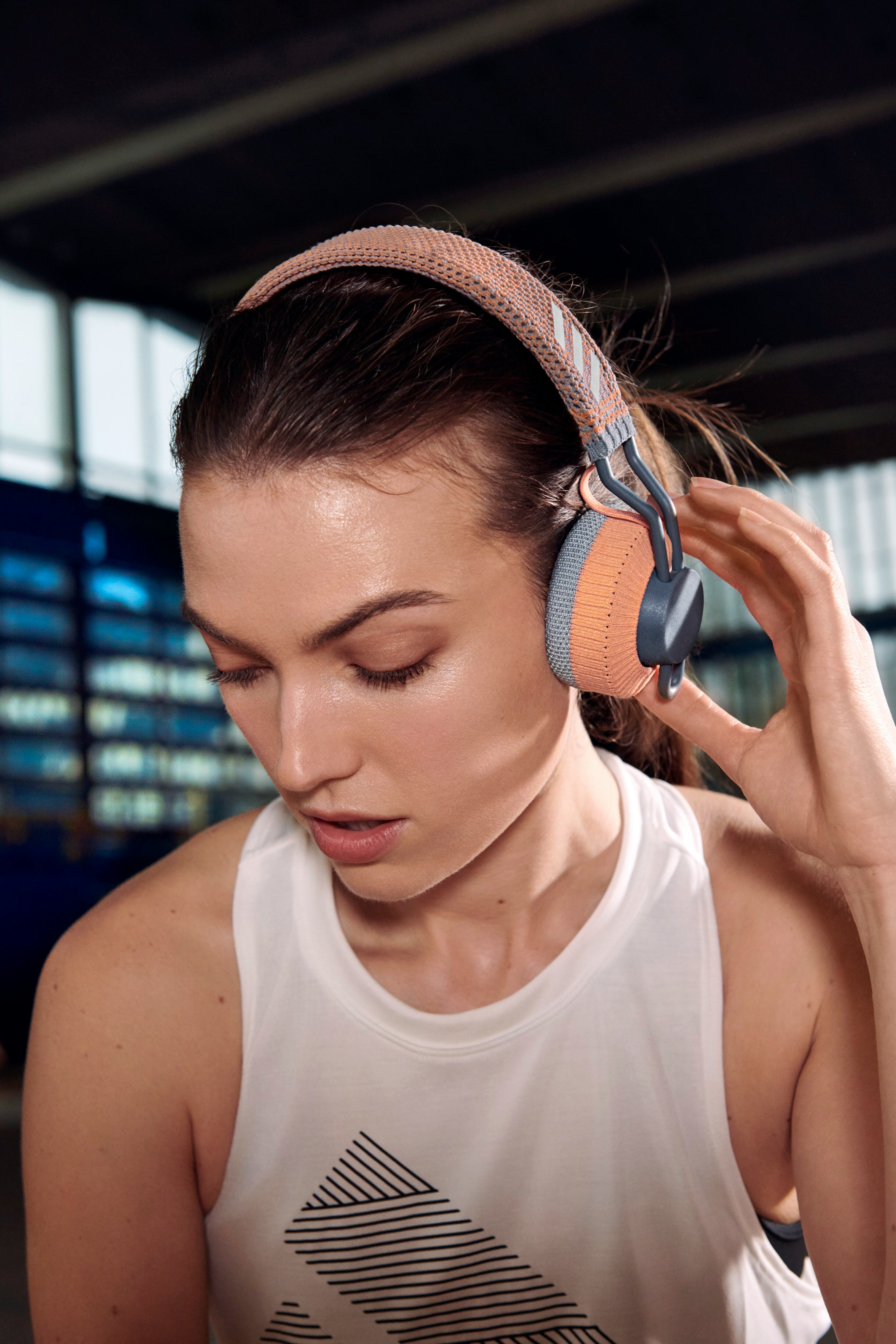 Signal coral adidas headphones hot sale
