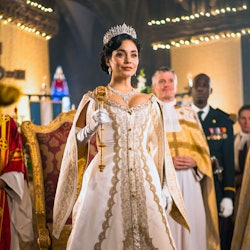 Vanessa Hudgens in 'The Princess Switch: Switched Again.' Photo via Netflix