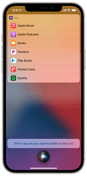 iOS 14.5 allows Siri to intelligently figure out which apps users prefer to listen to audio content ...