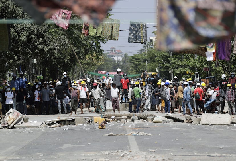 Protests in Myanmar