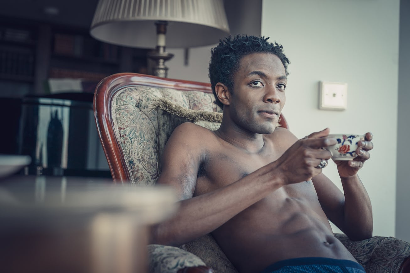 Omari Douglas as Roscoe Babatunde in 'It's A Sin.'