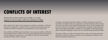 Nike Ann Hebert son sneaker reselling conflicts of interest.