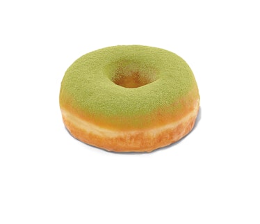 Dunkin's St. Patrick's Day 2021 donut combines green tea and traditional glaze.