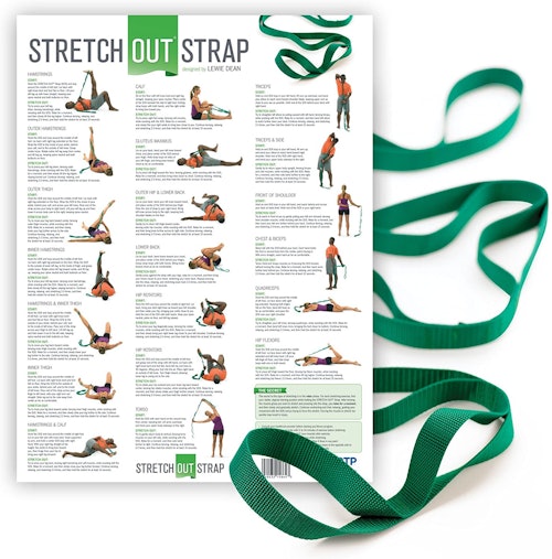 OPTP Stretch Out Strap with Exercise Poster