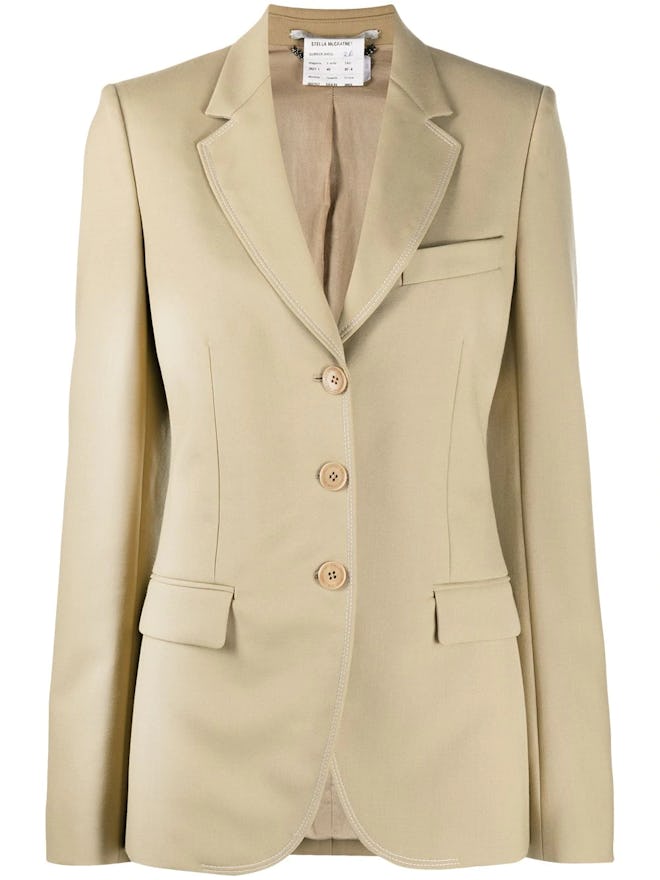 Single-Breasted Fitted Blazer