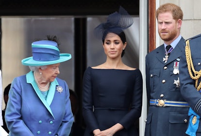 The Queen, Meghan Markle, and Prince Harry