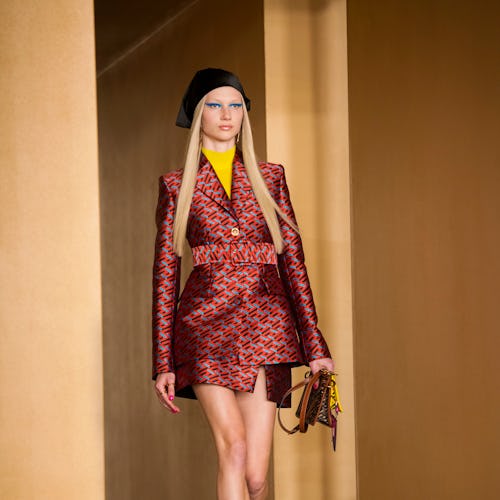 Versace debuted a new print in its Fall/Winter 2021 Collection.
