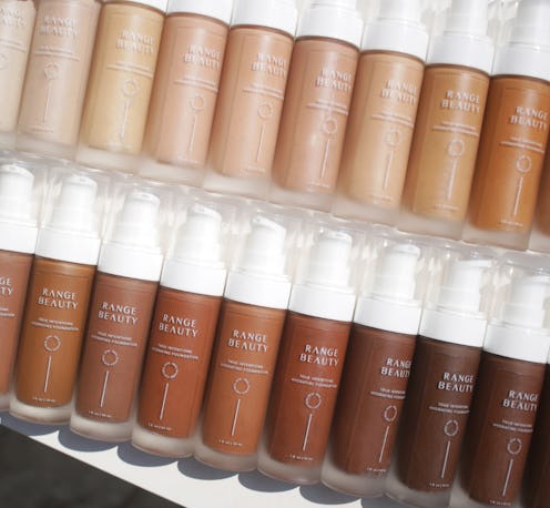 Foundation shades by Indie makeup brand, Range Beauty
