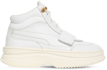 Puma Deva Boot Sneakers with Strap in White