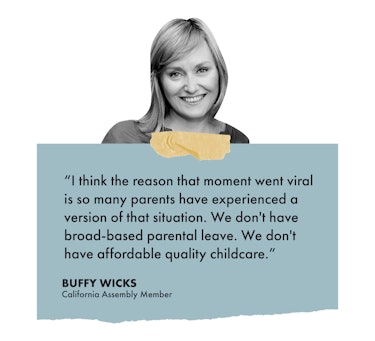 Buffy Wicks with a quote on parenting through covid