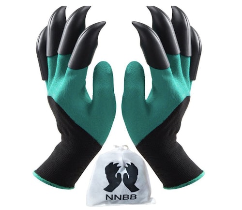 NNBB Garden Gloves with Fingertips Claws