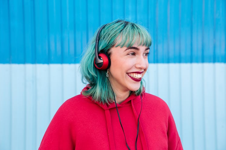 March 15, 2021 Will Be The Best for Young Woman With Blue Hair