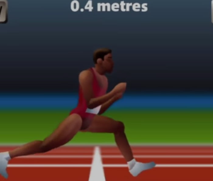 An artificial intelligence program was trained to play the game 'QWOP.'