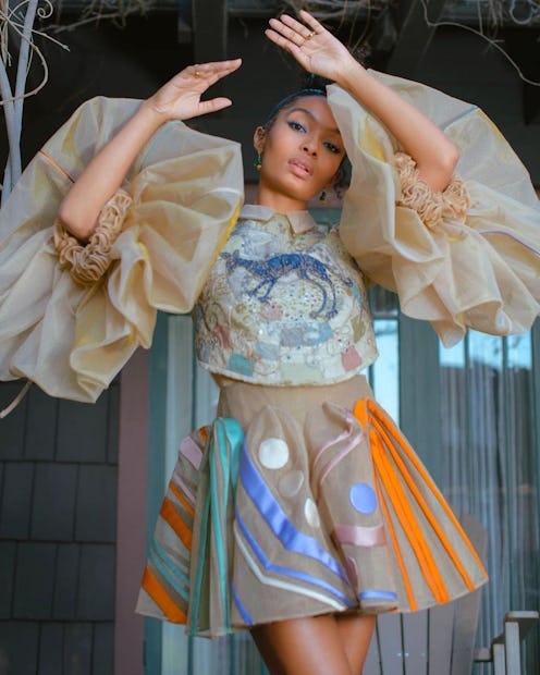 Yara Shahidi at the 2021 Critic's Choice Awards