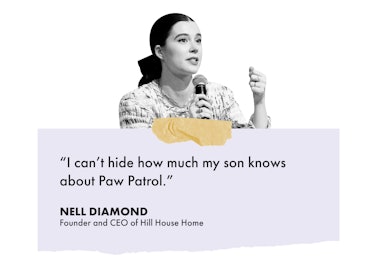 Nell Diamond with a quote on parenting through covid