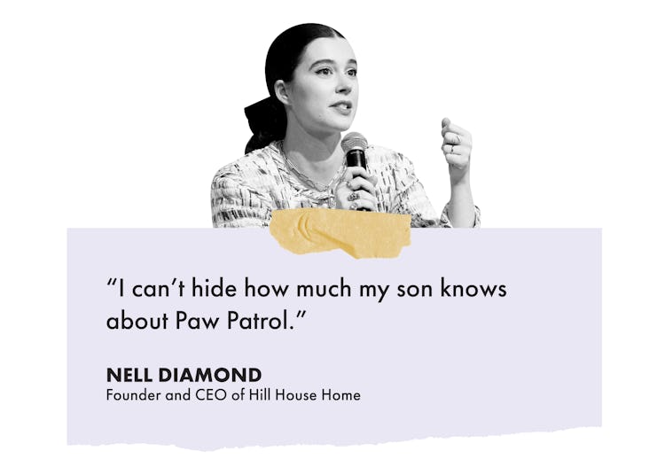 Nell Diamond with a quote on parenting through covid