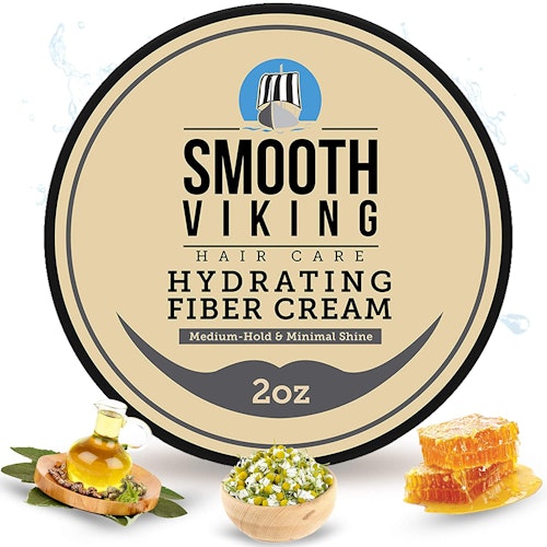 Smooth Viking Beard Care Hydrating Fiber Cream for Styling