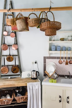 kitchen interior French girl decor