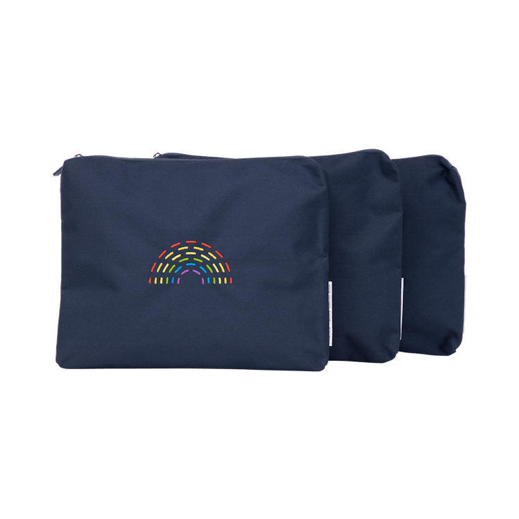Zippered Pouch Set of 3